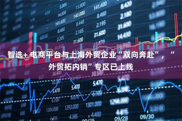 智选+ 电商平台与上海外贸企业“双向奔赴”，“外贸拓内销”专区已上线